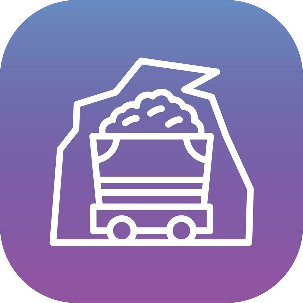 Desert Mine Vector Icon