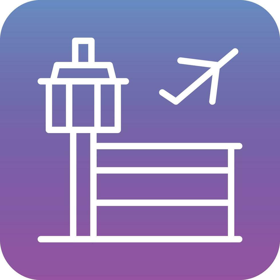 icono de vector de aeropuerto