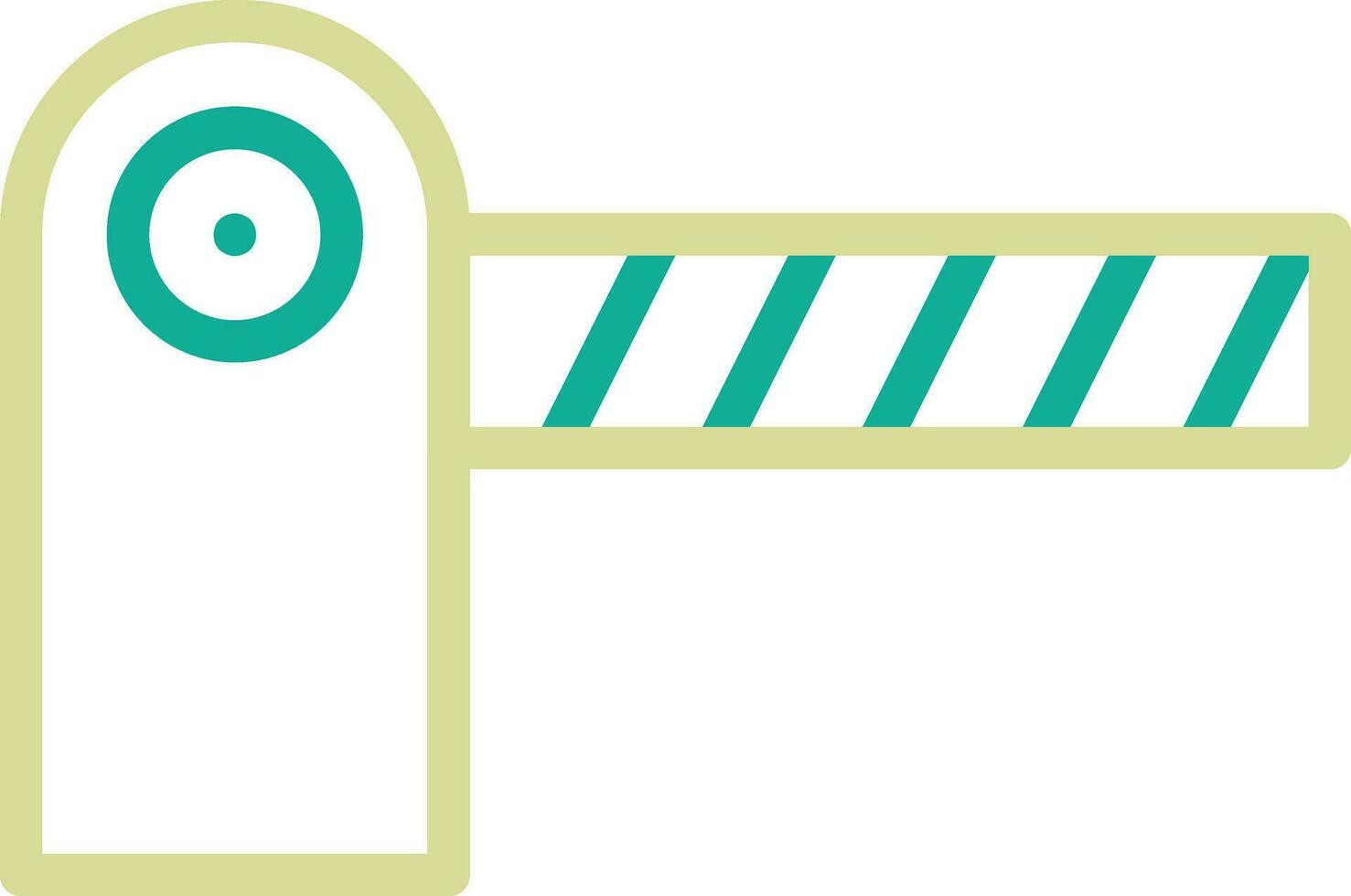 Parking Barrier Vector Icon