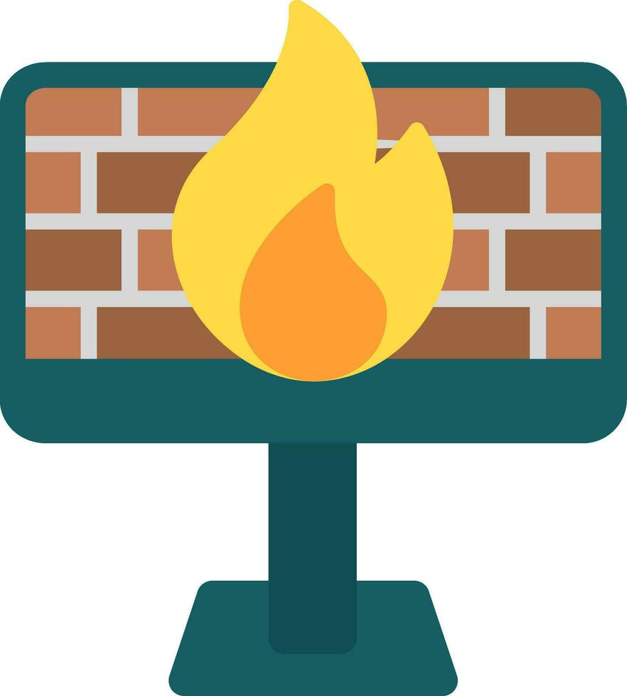 Firewall Vector Icon