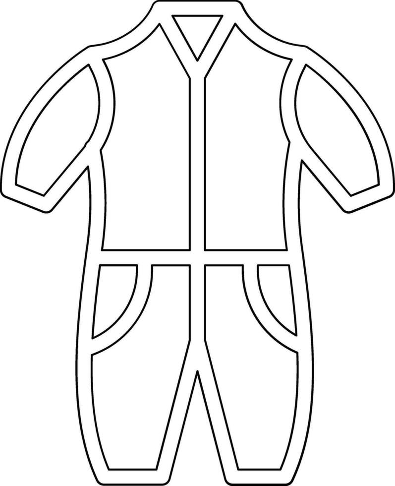 Overall Clothes Vector Icon
