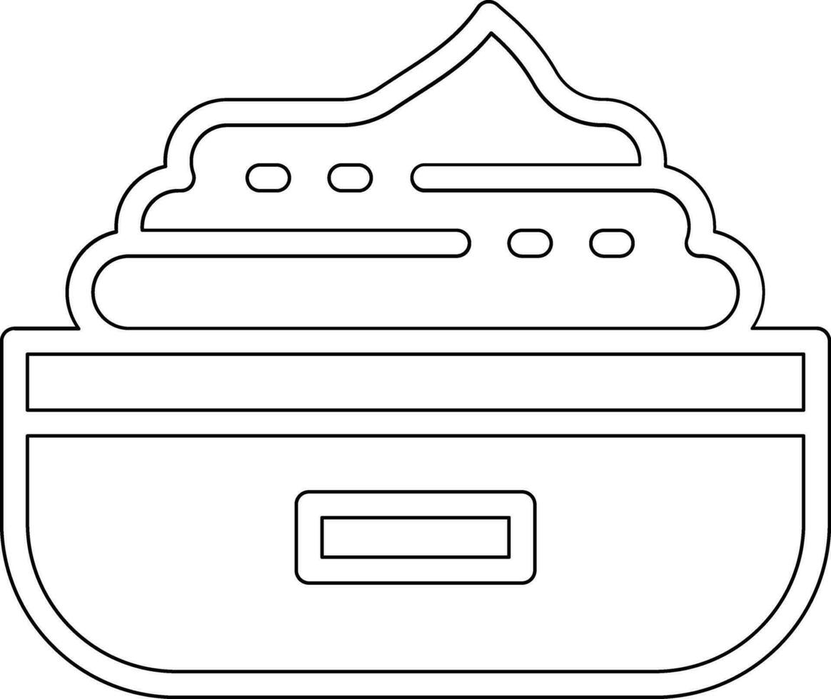 Hair Mask Vector Icon