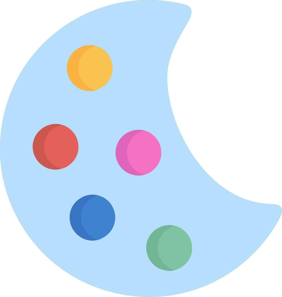 icono de vector de paleta de colores