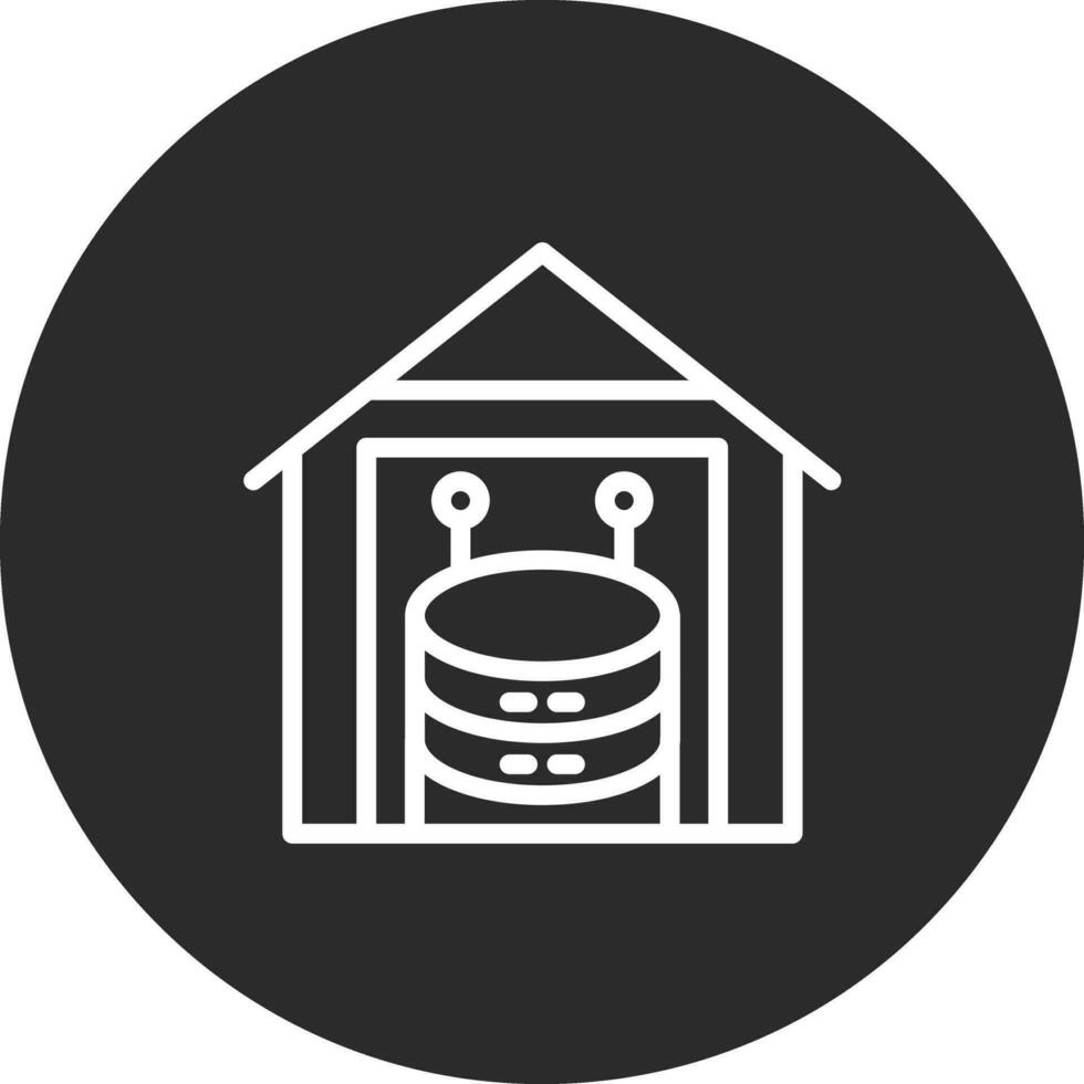 Data Warehouse Vector Icon