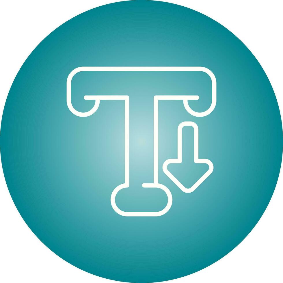 Typography Vector Icon