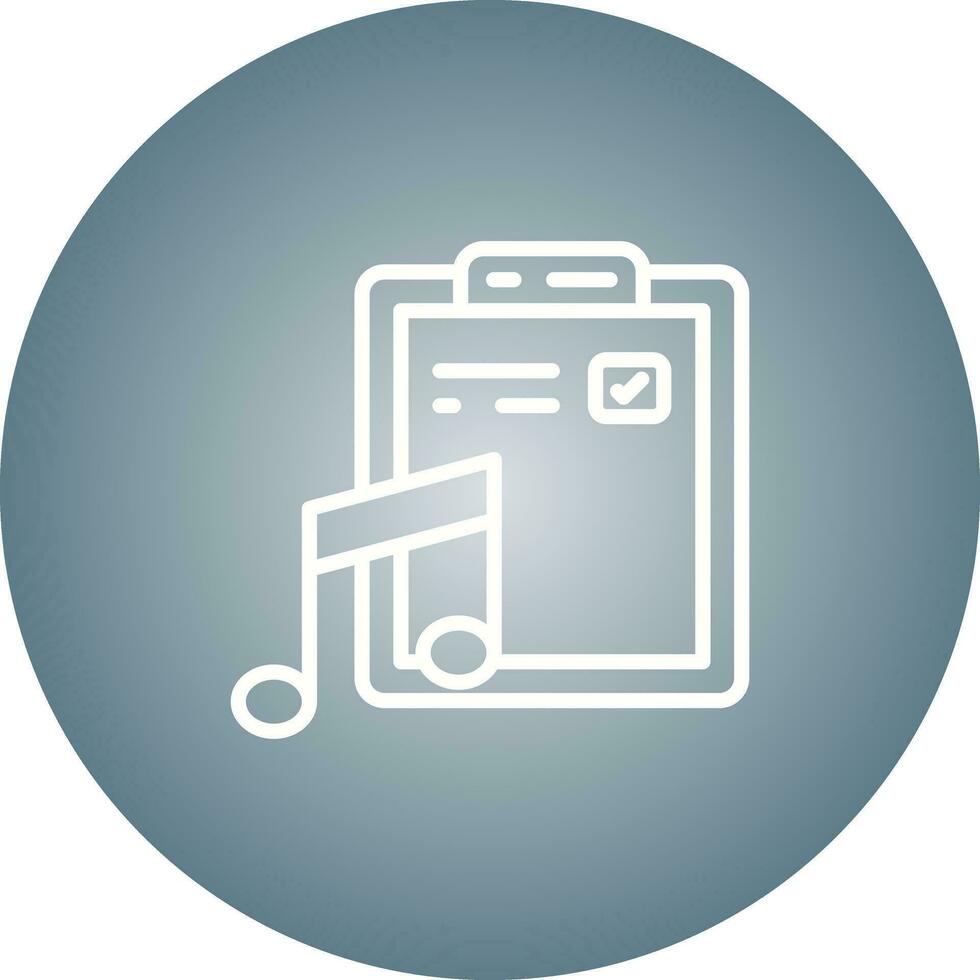 Music File Vector Icon