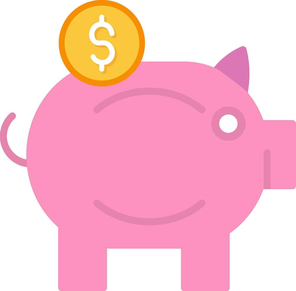 Piggy Bank Vector Icon