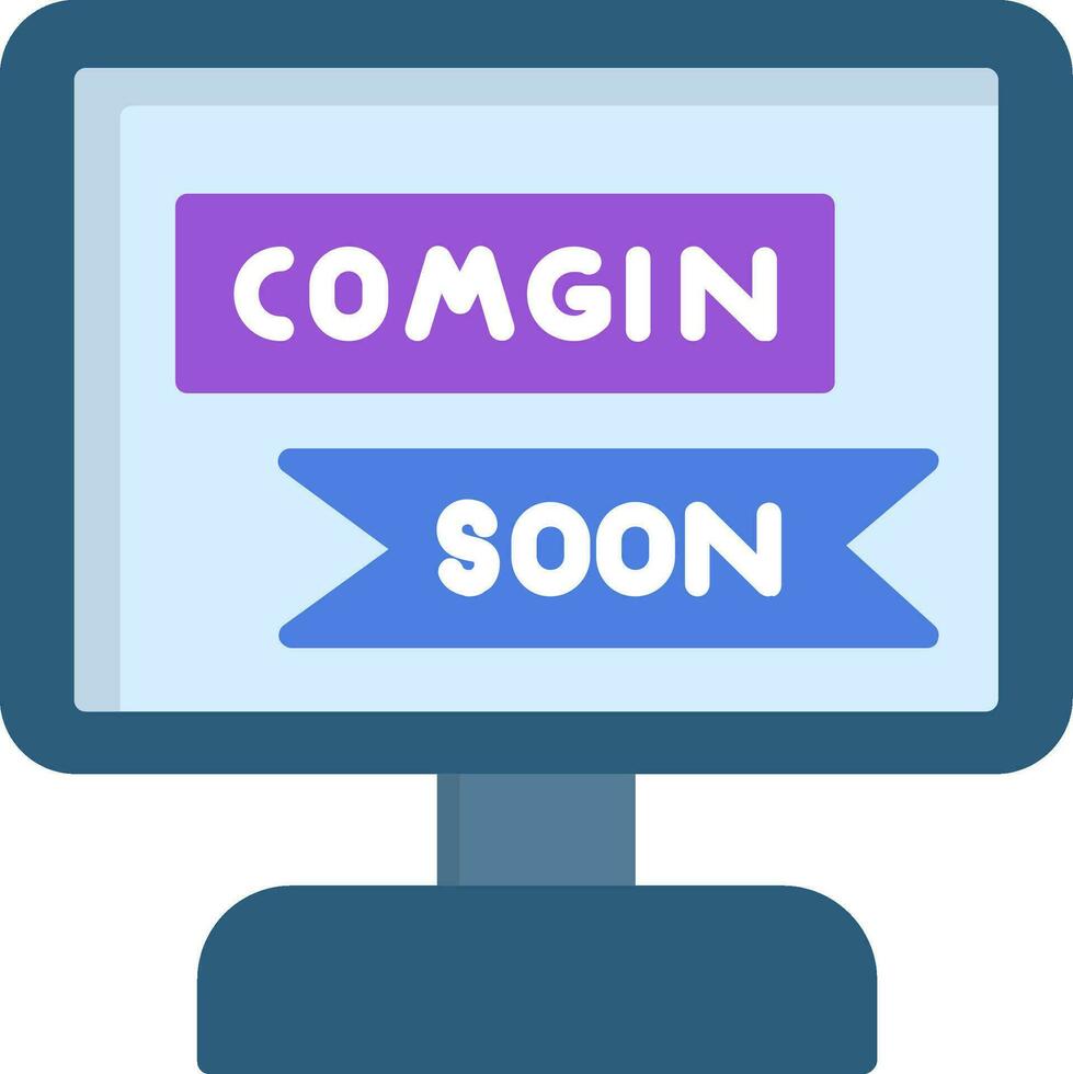 Coming Soon Vector Icon