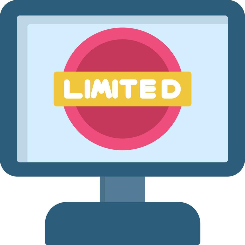 Limited Vector Icon