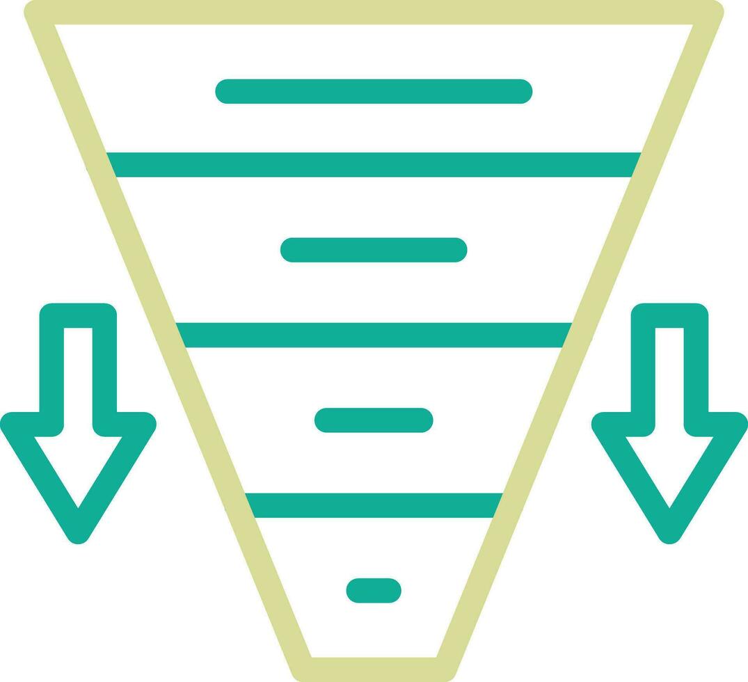 Funnel Chart Vector Icon