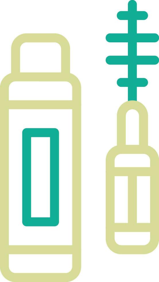 Eyelash Mascara Vector Icon