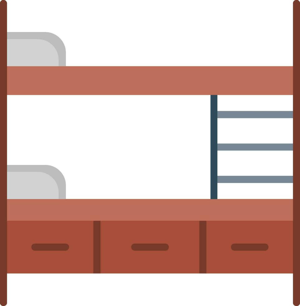 Bunk Bed Vector Icon