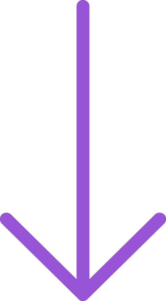 Down Arrow Vector Icon