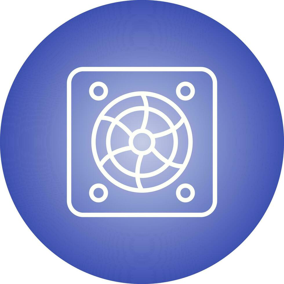 Cooling Fan Vector Icon