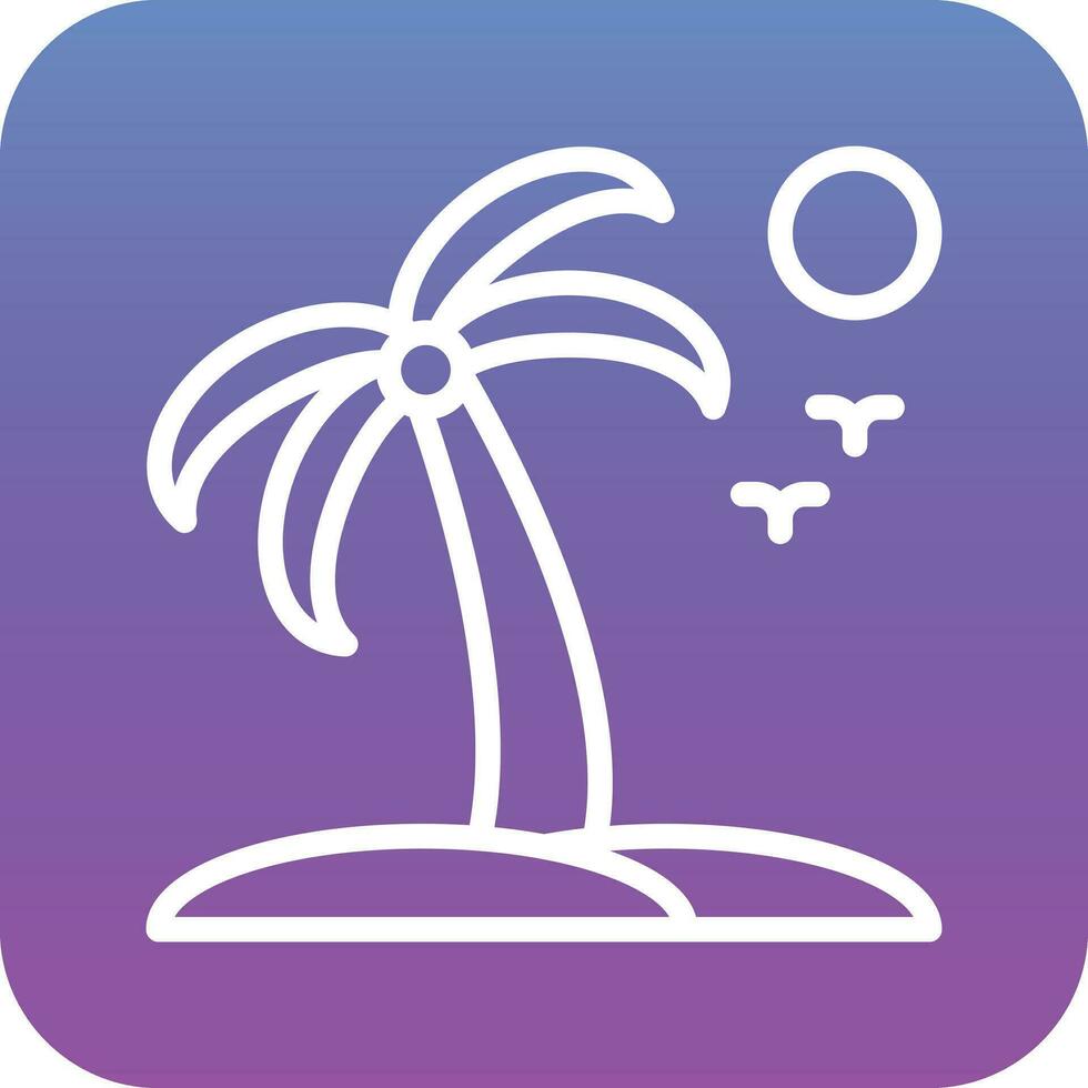 Island Vector Icon
