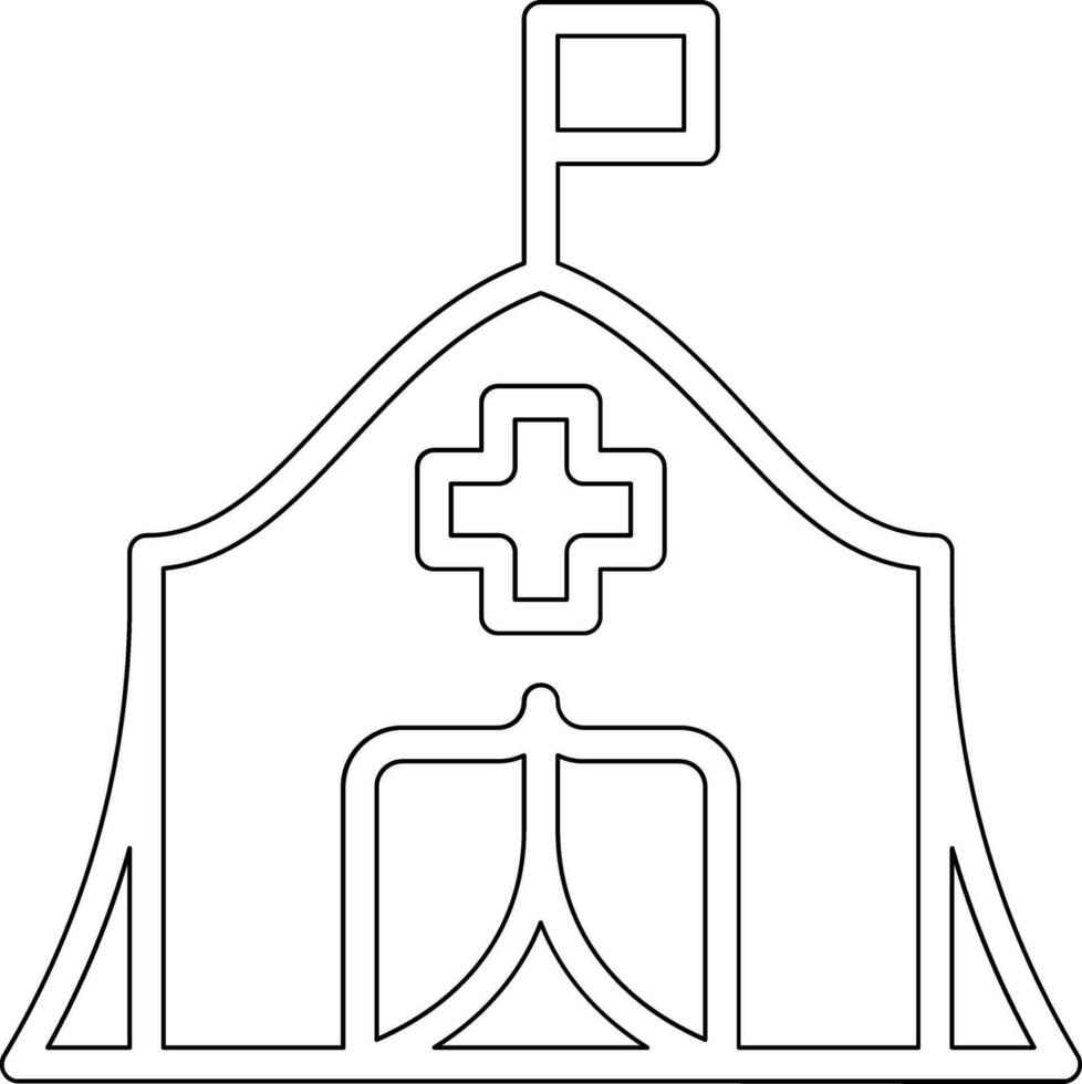 Refugee Camp Vector Icon