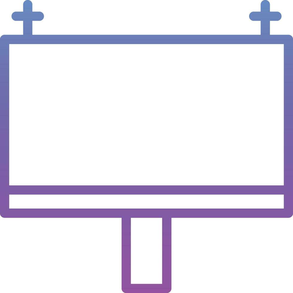 Billboard Vector Icon