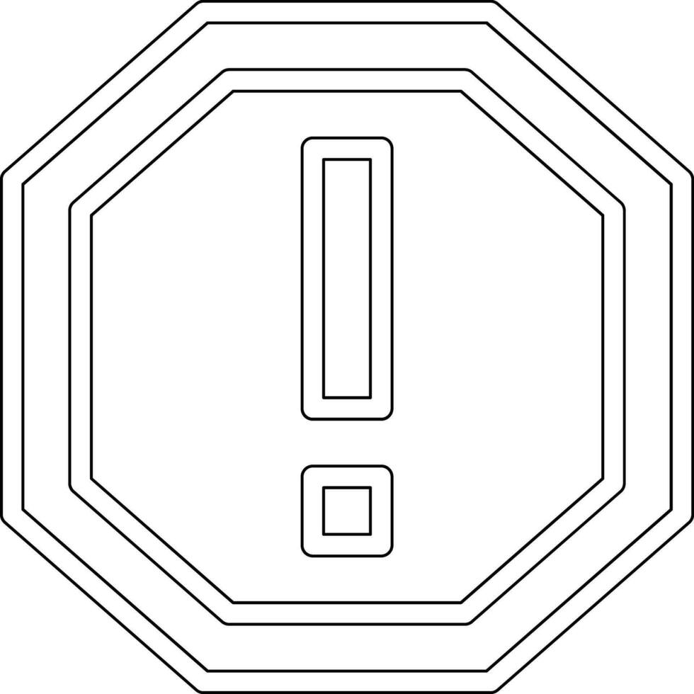 Restricted Area Vector Icon