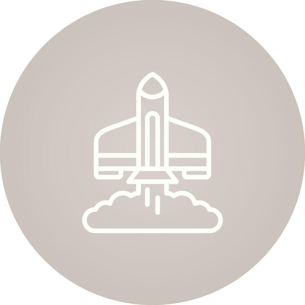 Rocket Launch Vector Icon