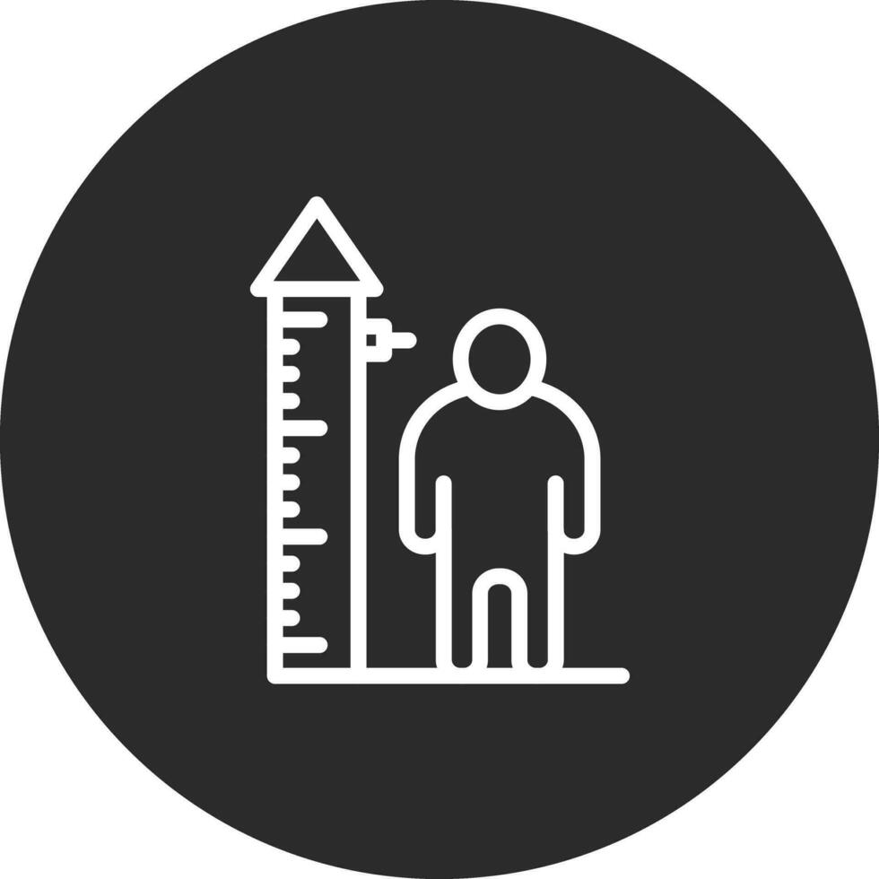 Height Check Vector Icon