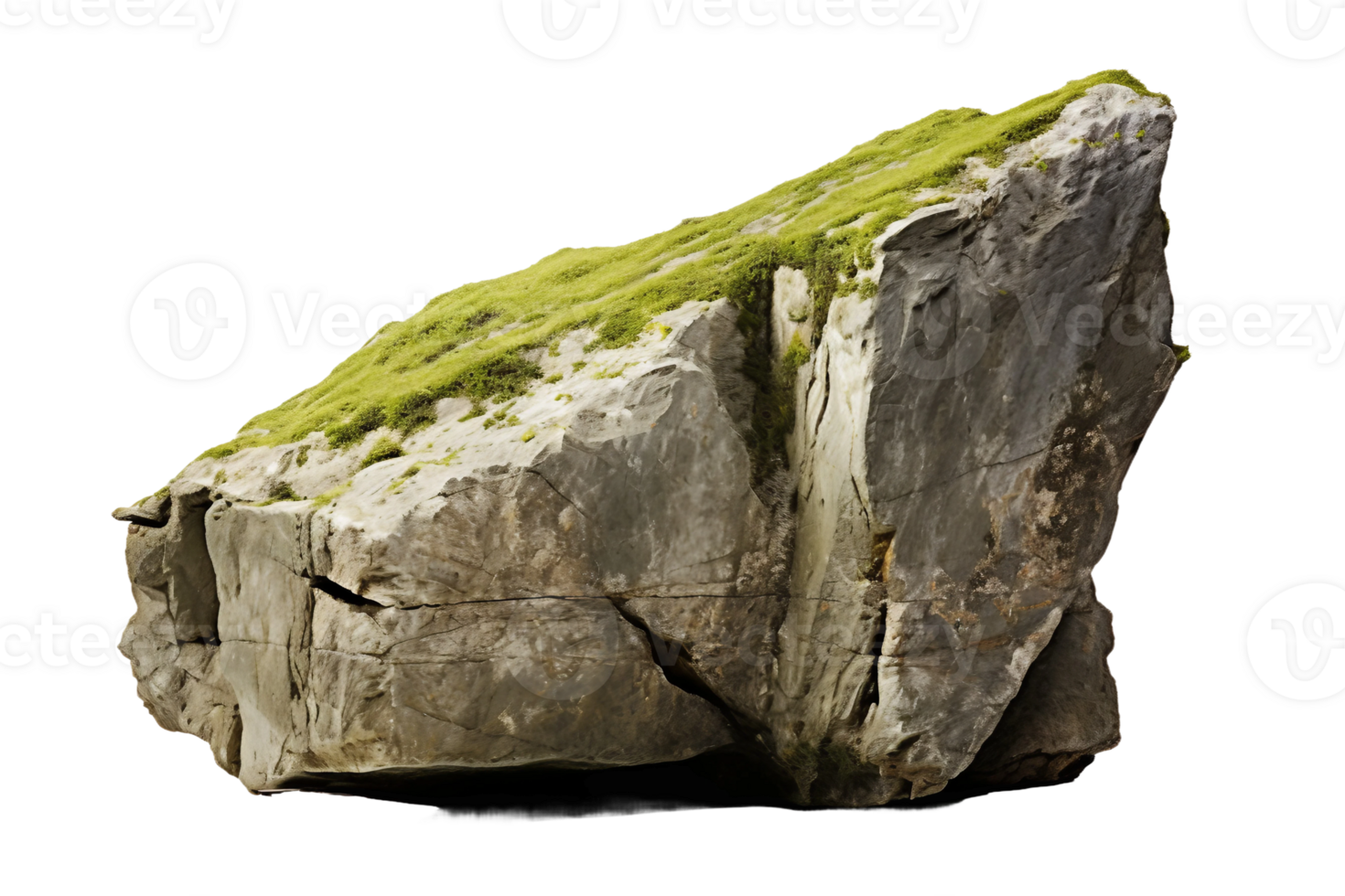 AI generated Blarney Stone on transparent background. png