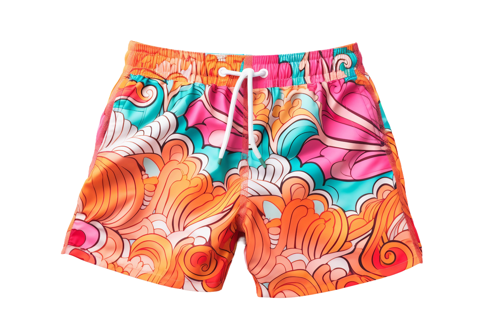 Ai Generated Patterned Swim Shorts On Transparent Background 37068098 Png Ai Generated Patterned Swim Shorts On Transparent Background 37068098 Png
