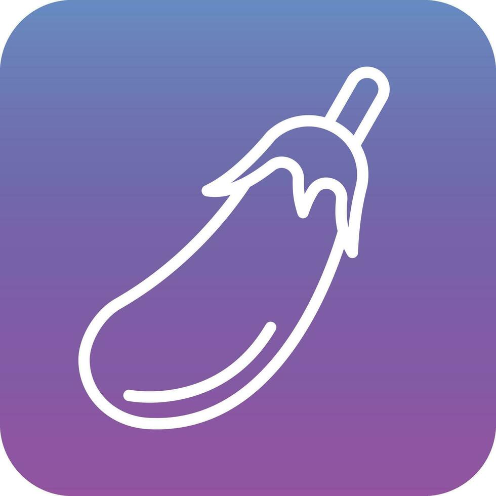 Eggplant Vector Icon