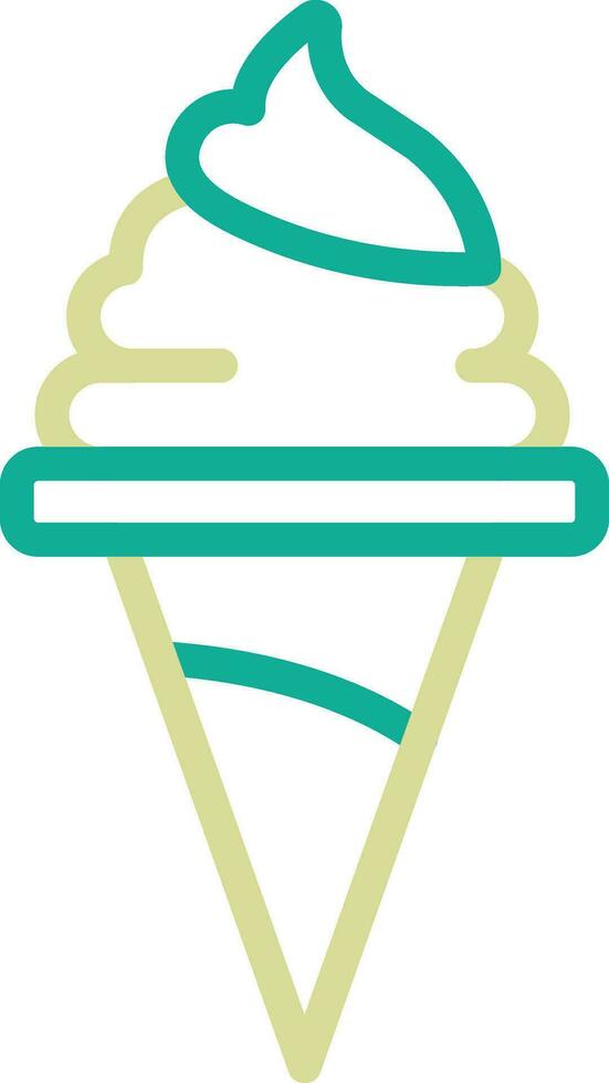 icono de vector de helado