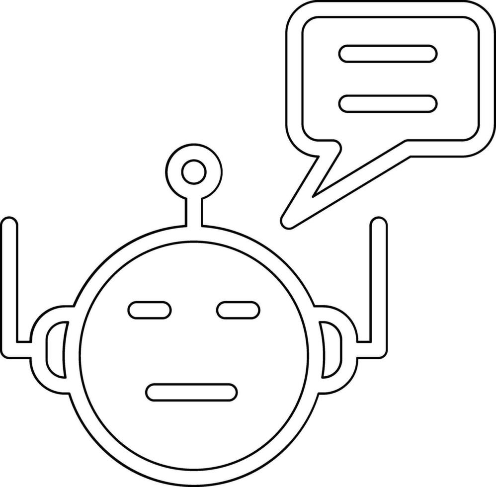 Chatbot Vector Icon