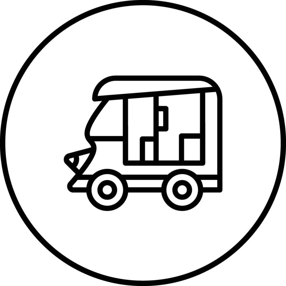 Tuk Tuk Vector Icon