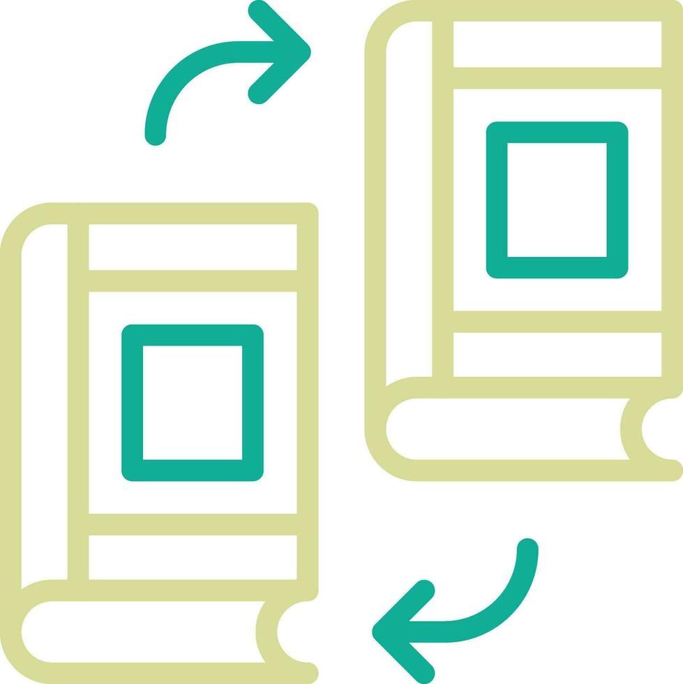 Book Exchange Vector Icon