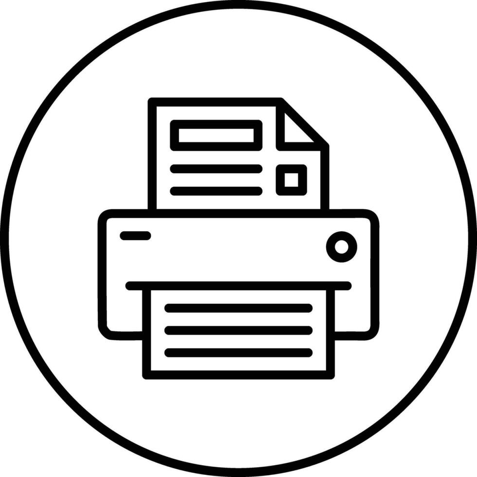 Printer Vector Icon