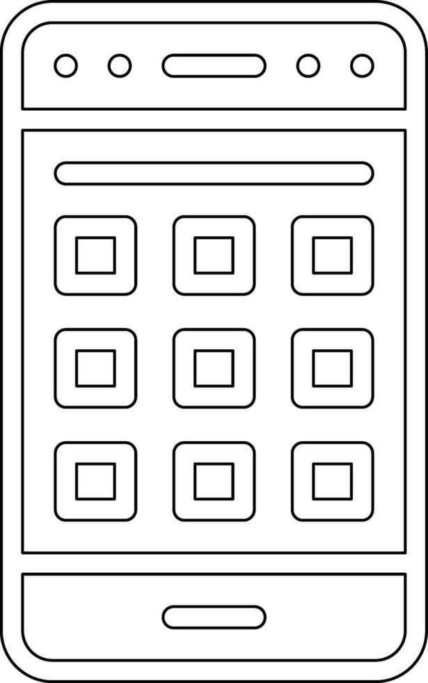Mobile App Vector Icon