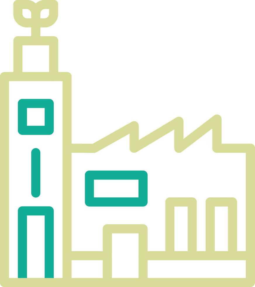 Green Factory Vector Icon