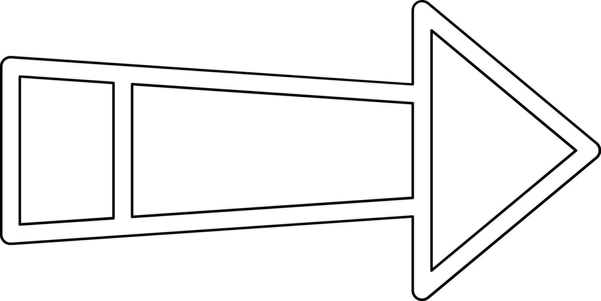 icono de flecha vector