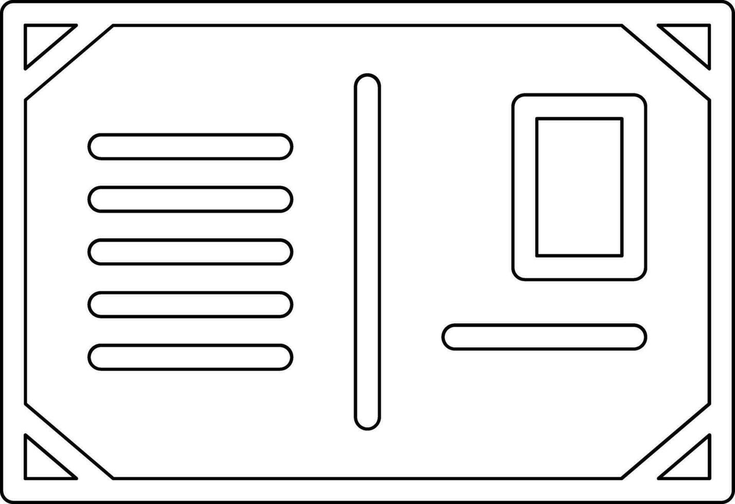 Postcard Vector Icon