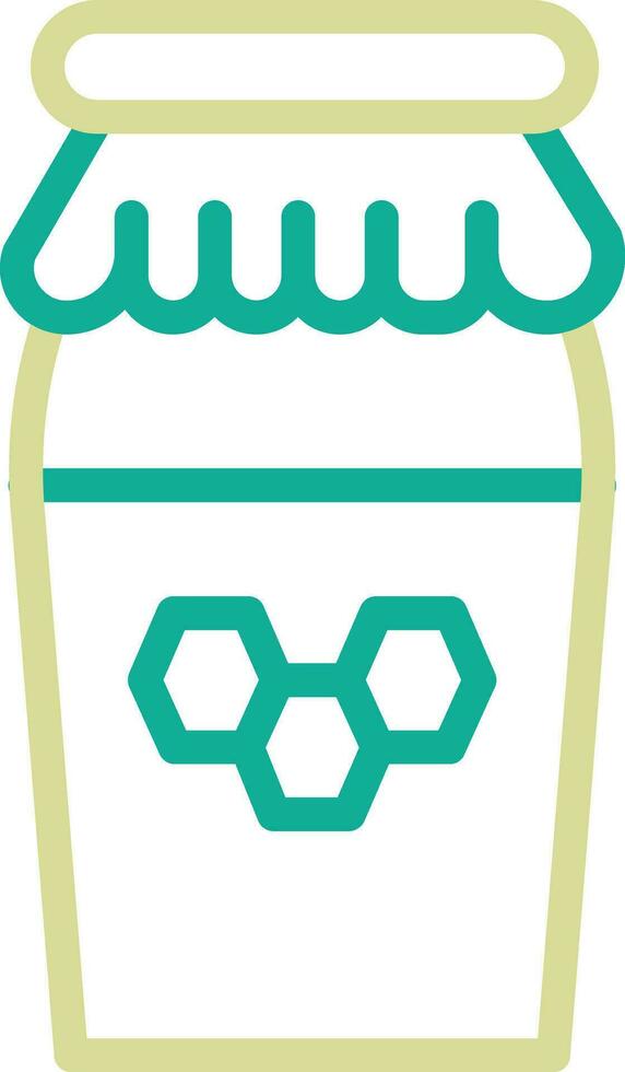 Honey Jar Vector Icon