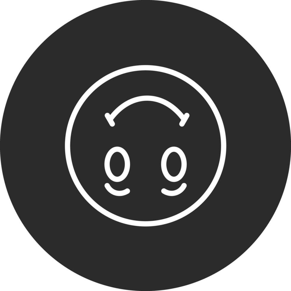 Upside Down Face Vector Icon