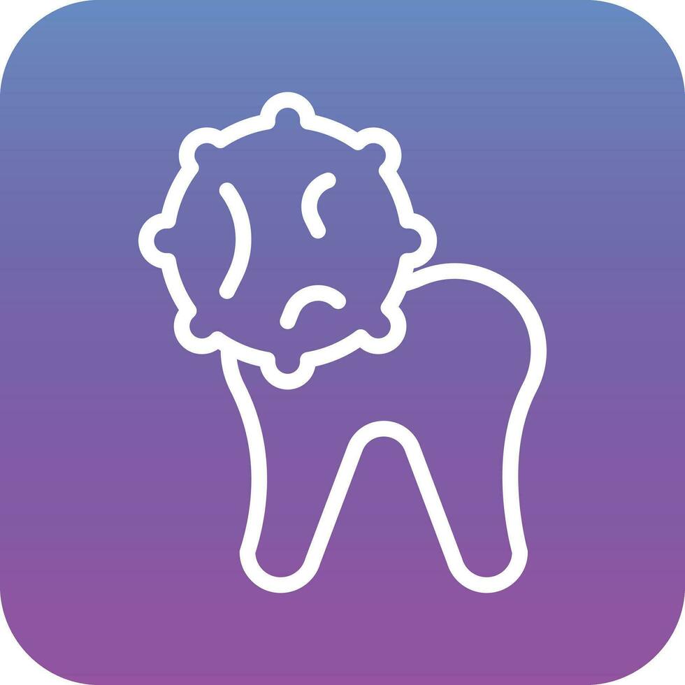 Tooth Infection Vector Icon