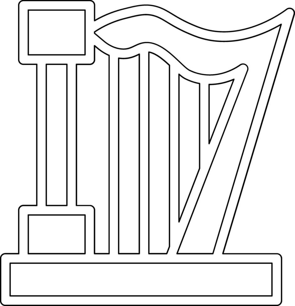 Harp Vector Icon