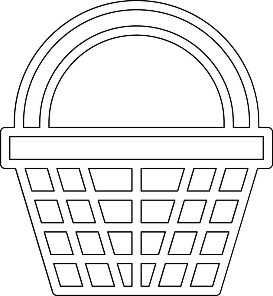Shopping Basket Vector Icon