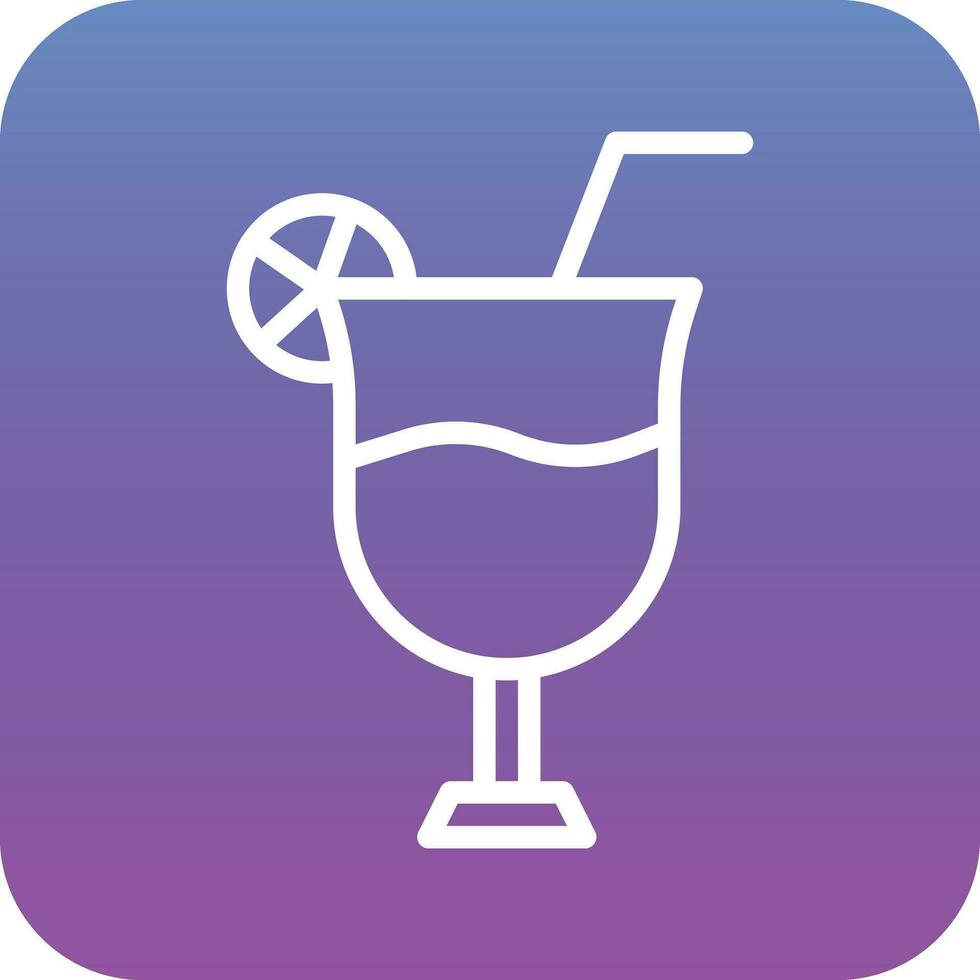 Summer Drink Vector Icon