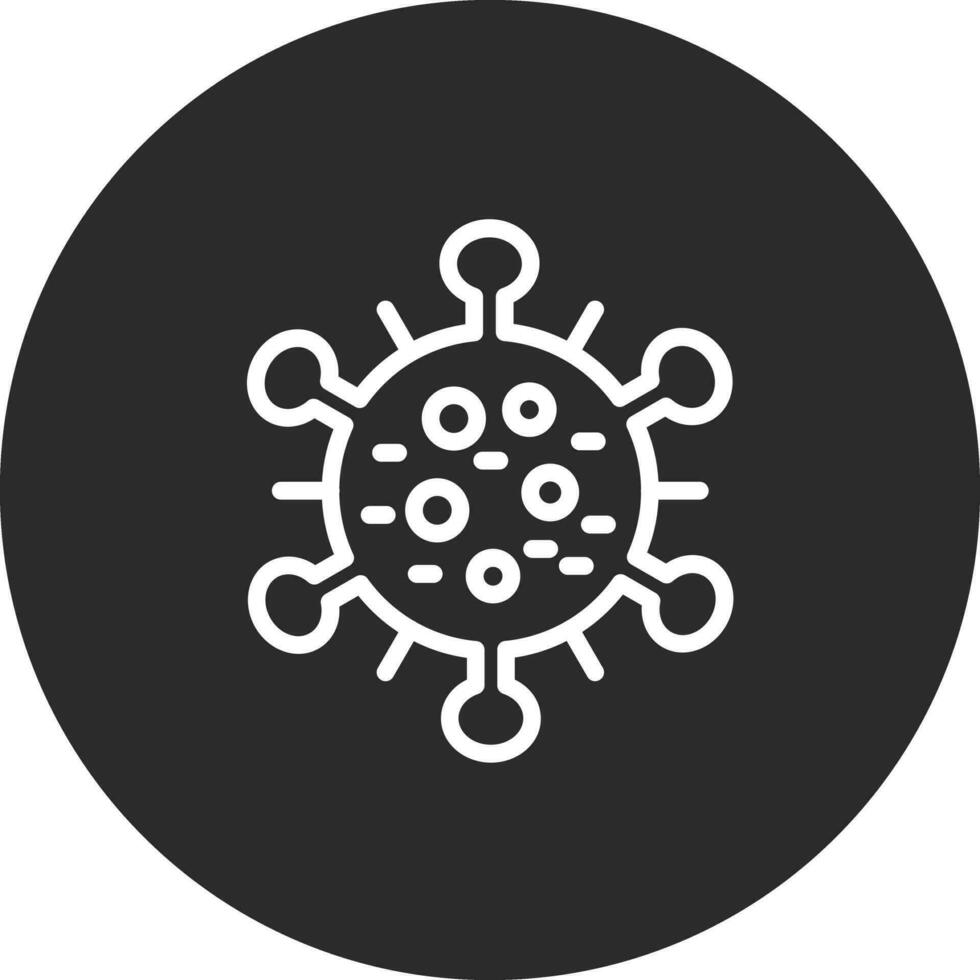 icono de vector de virus