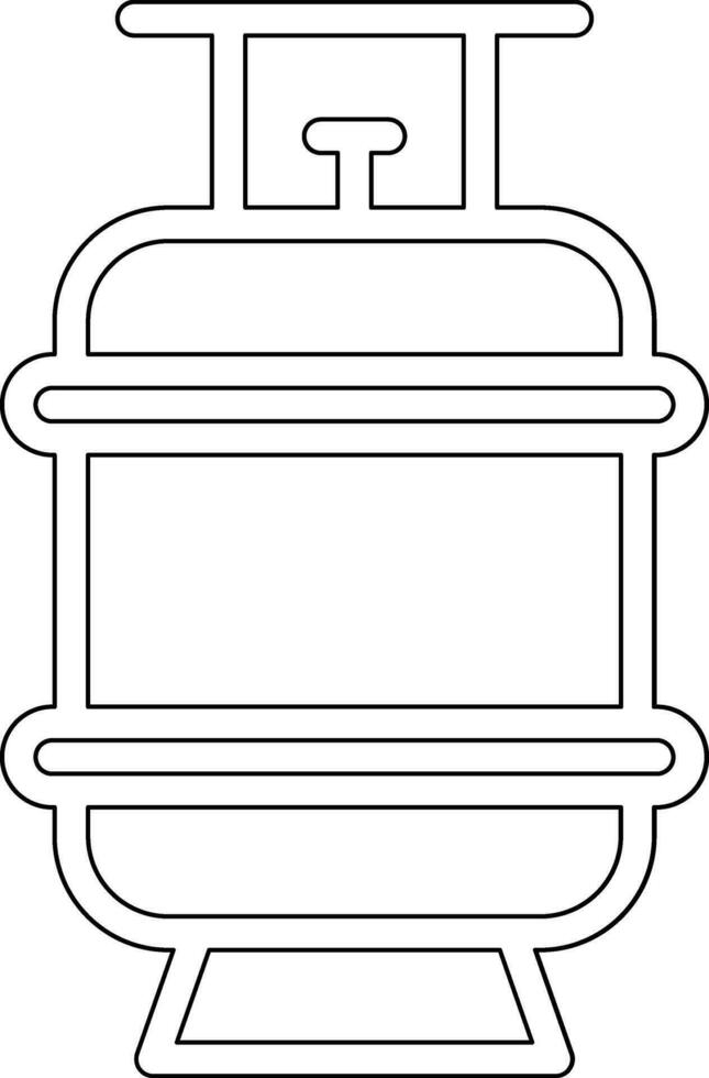 Gas Cylinder Vector Icon