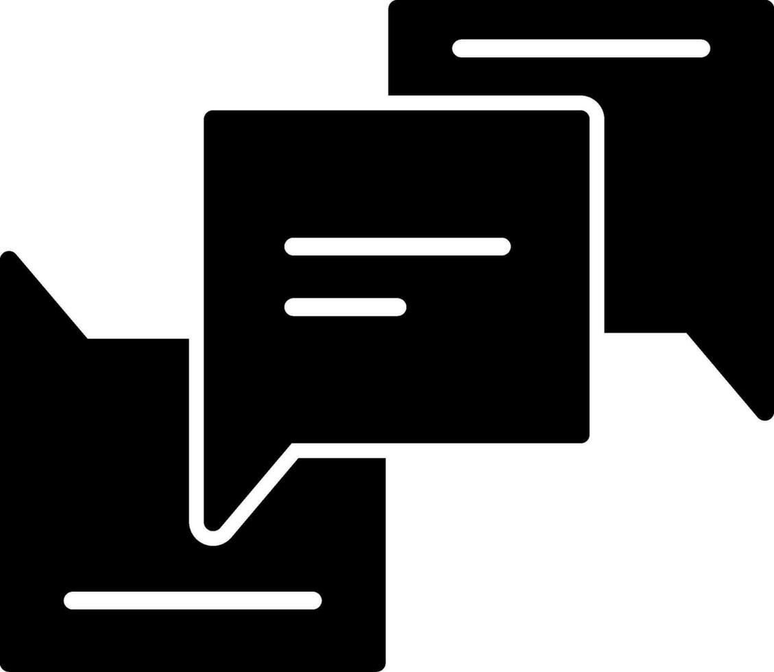 Speech Bubbles Vector Icon