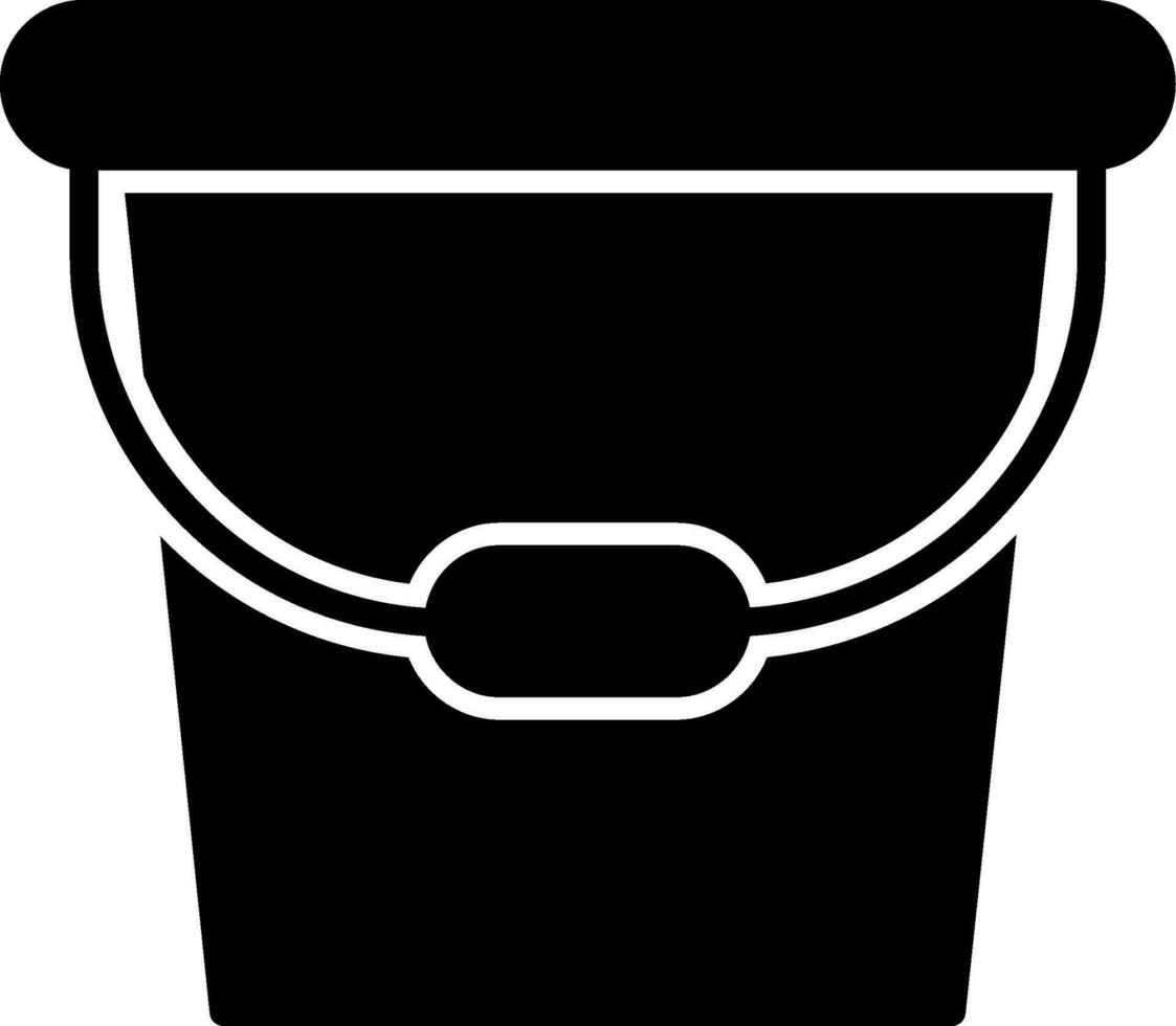 Water Bucket Vector Icon