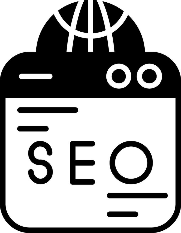 icono de vector de seo