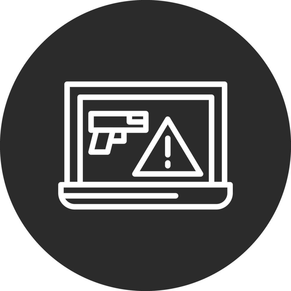 Online Robbery Vector Icon