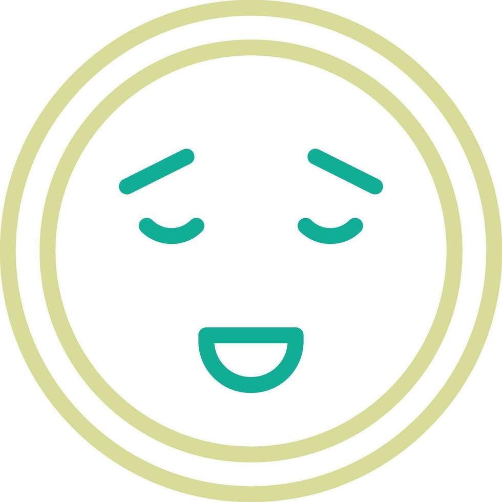 Calm Emotion Vector Icon