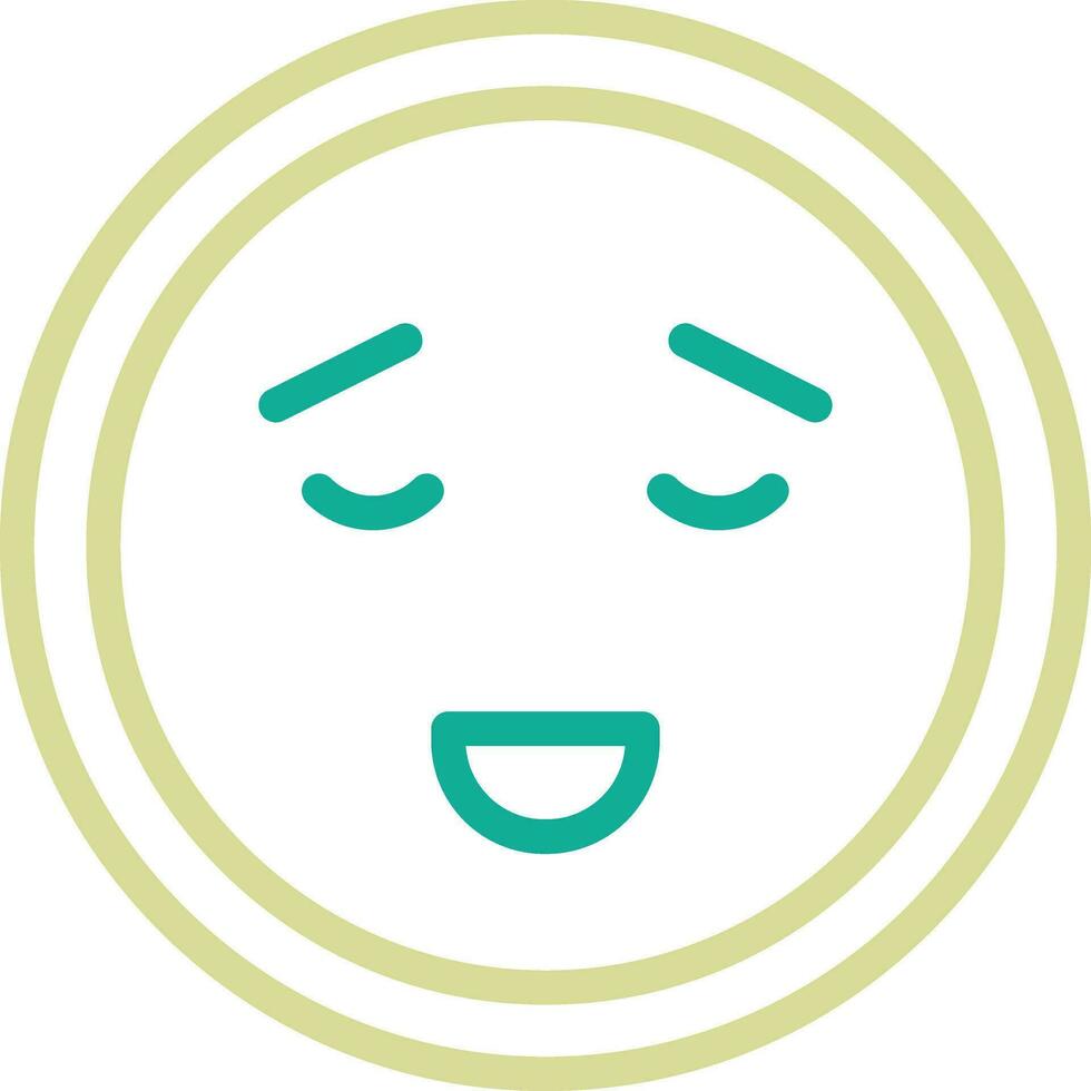 Calm Emotion Vector Icon